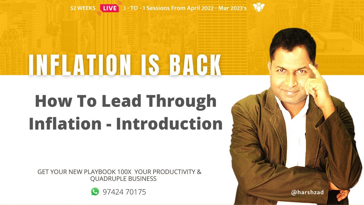 You are currently viewing How To Lead Through Inflation – The Introduction