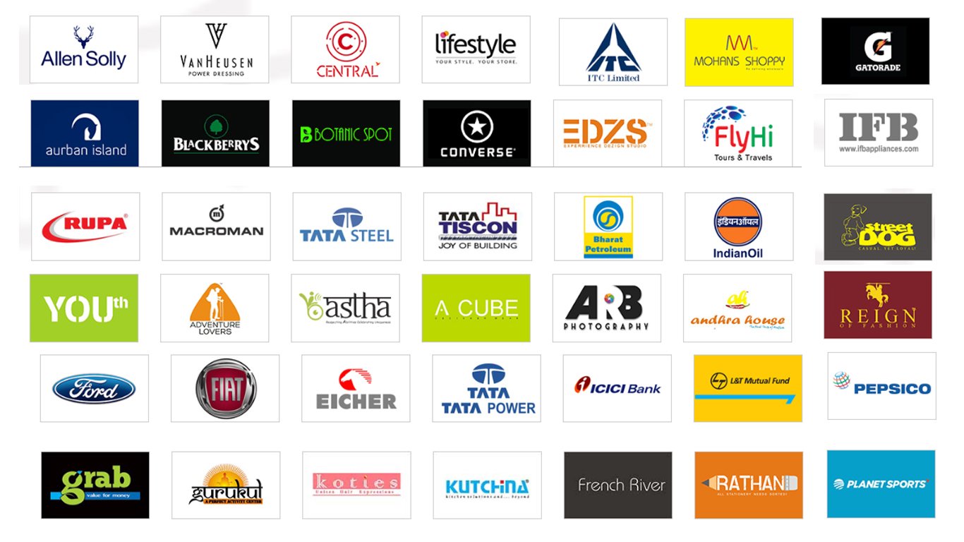 Client brand logos